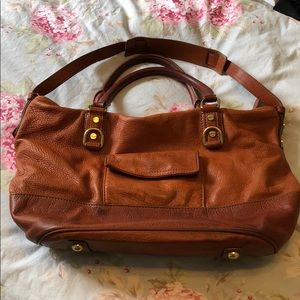 Beautiful jcrew tan leather hobo bag